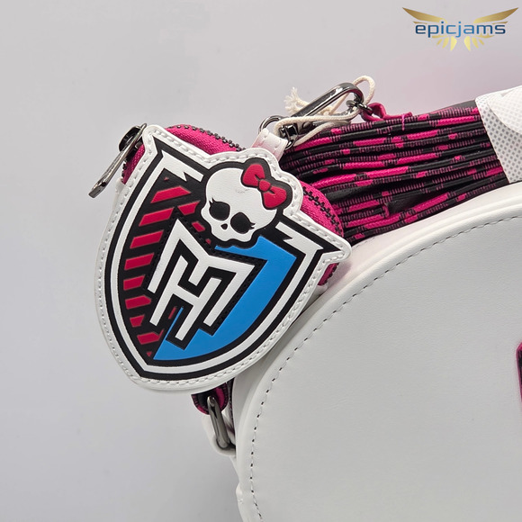 Loungefly Monster High Skullette Figural Crossbody Bag with Coin Bag New - Picture 5 of 8